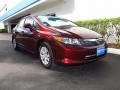 Crimson Pearl - Civic LX Sedan Photo No. 1