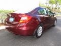 Crimson Pearl - Civic LX Sedan Photo No. 3