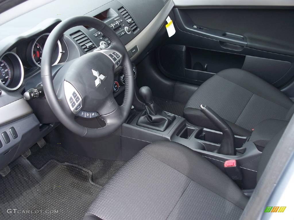 2009 Lancer ES Sport - Apex Silver Metallic / Black photo #8