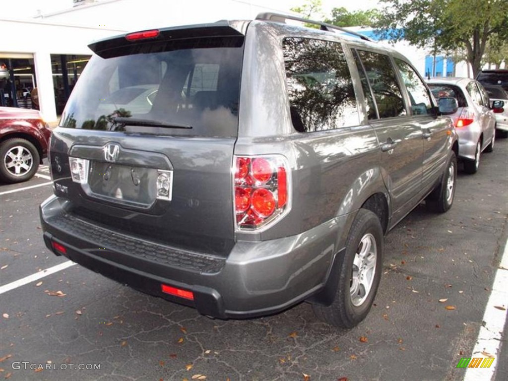 2007 Pilot EX-L - Nimbus Gray Metallic / Gray photo #2