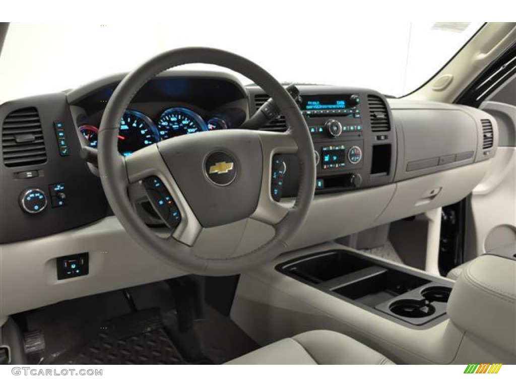 2012 Chevrolet Silverado 1500 LT Extended Cab 4x4 Light Titanium/Dark Titanium Dashboard Photo #61784261