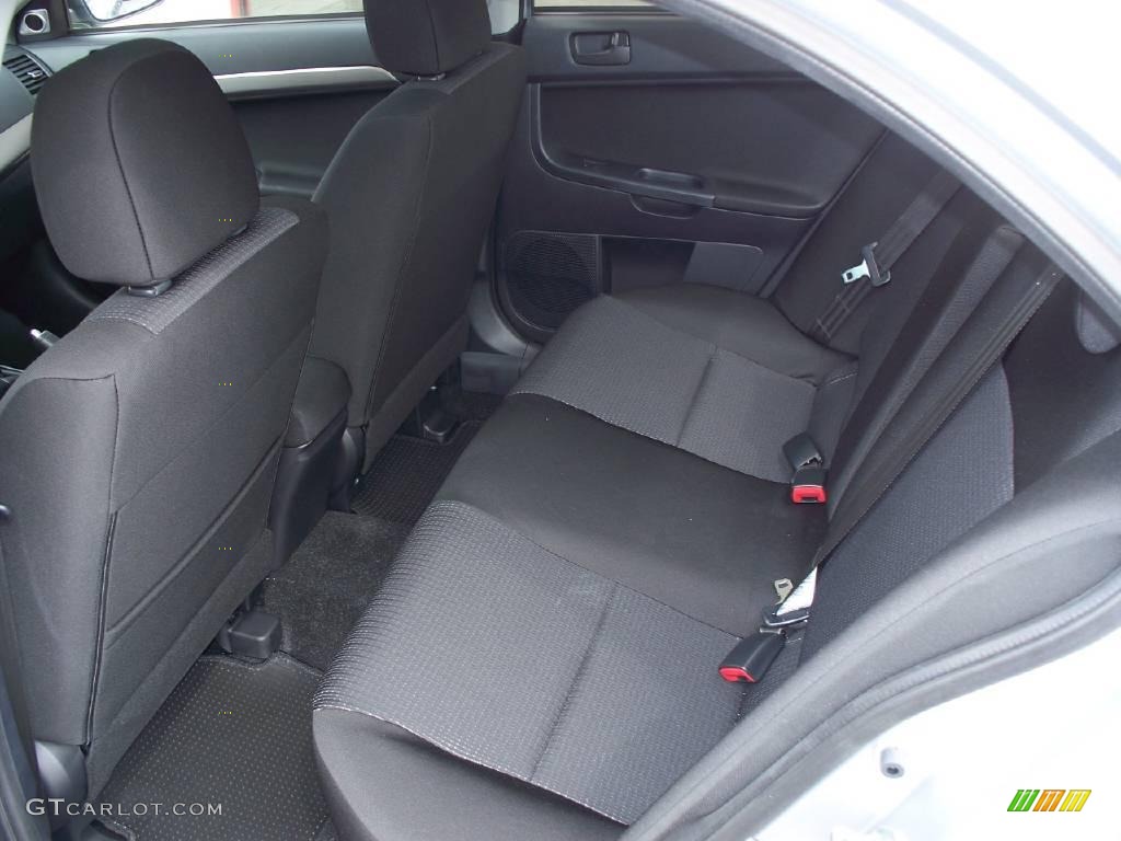 2009 Lancer ES Sport - Apex Silver Metallic / Black photo #13