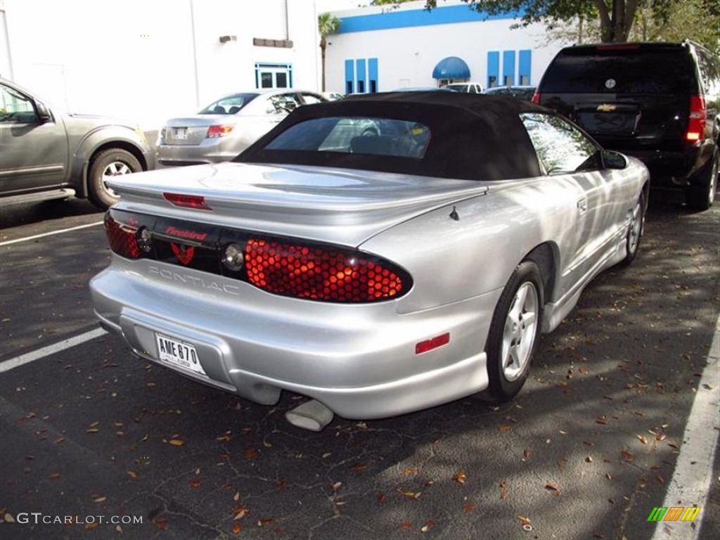 2002 Firebird Convertible - Bright Silver Metallic / Ebony Black photo #2