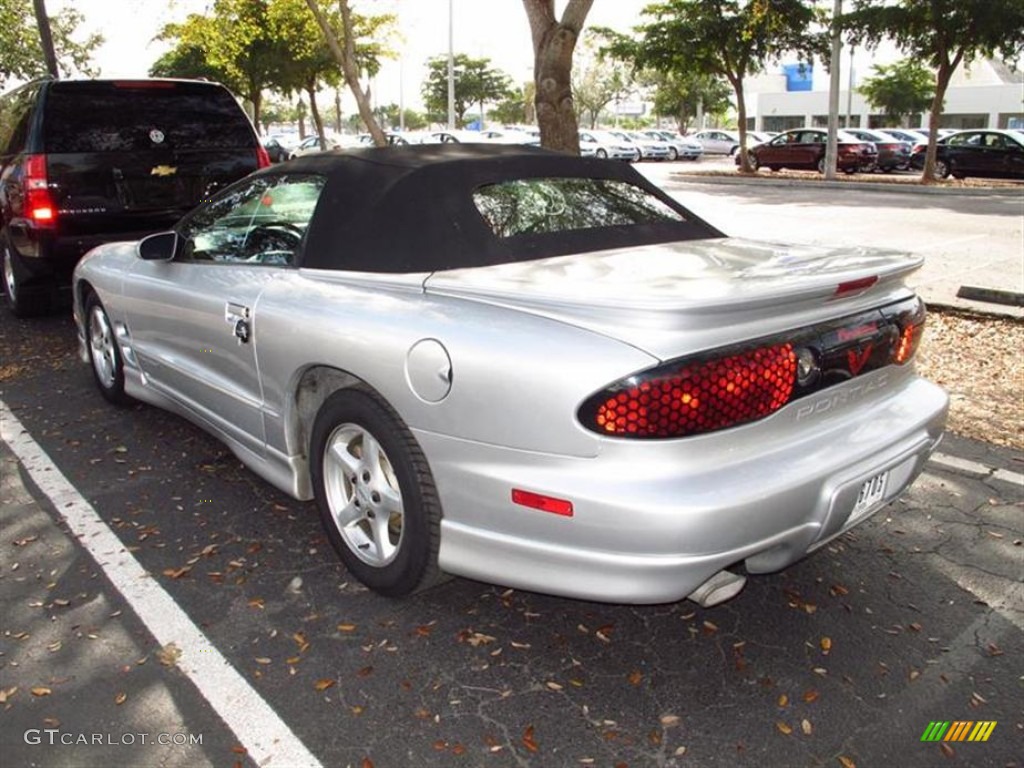 2002 Firebird Convertible - Bright Silver Metallic / Ebony Black photo #3