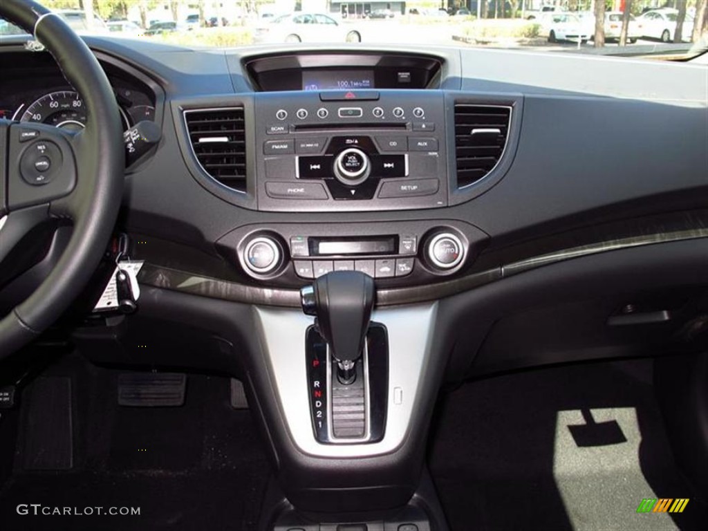 2012 CR-V EX-L 4WD - Crystal Black Pearl / Black photo #6
