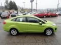 Lime Squeeze Metallic 2012 Ford Fiesta SE Sedan Exterior