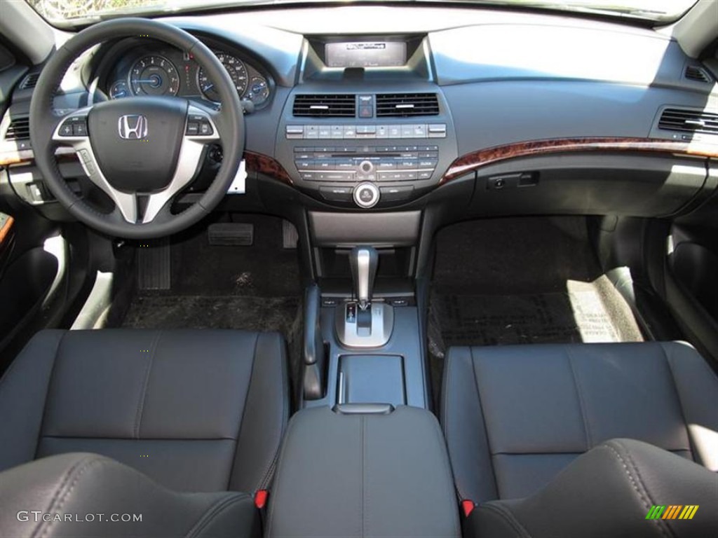 2012 Honda Accord Crosstour EX-L Black Dashboard Photo #61784990