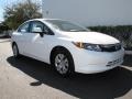 Taffeta White - Civic LX Sedan Photo No. 1