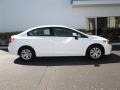 Taffeta White - Civic LX Sedan Photo No. 2