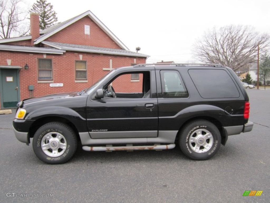 2001 Explorer Sport 4x4 - Black / Dark Graphite photo #1