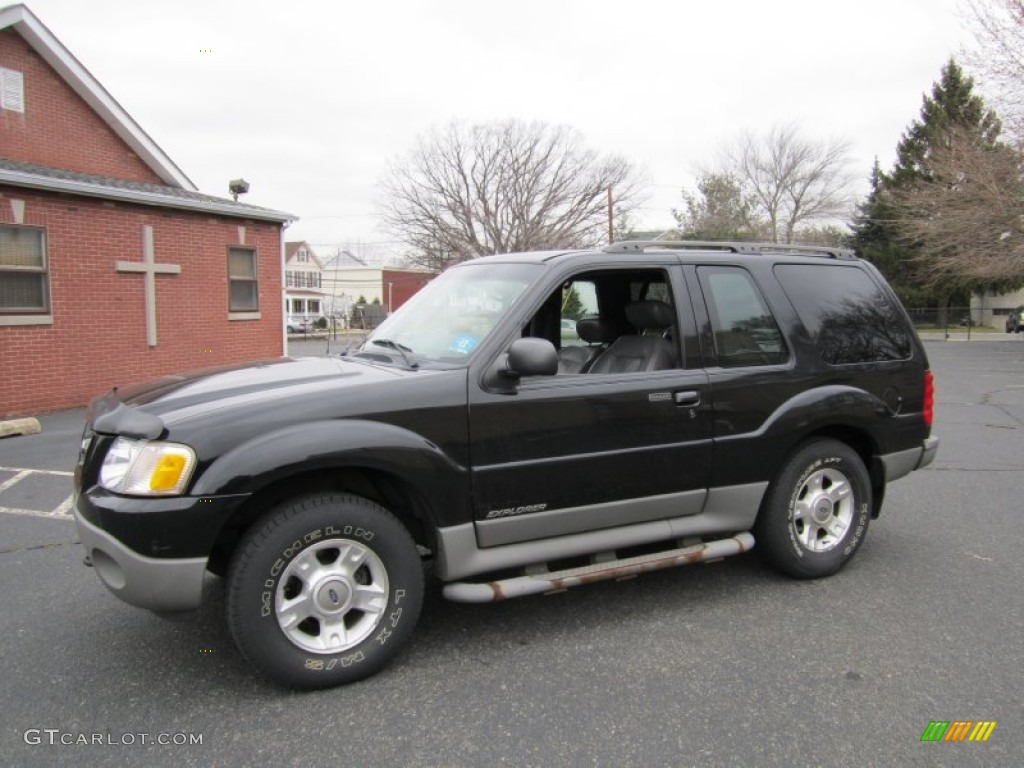 2001 Explorer Sport 4x4 - Black / Dark Graphite photo #3