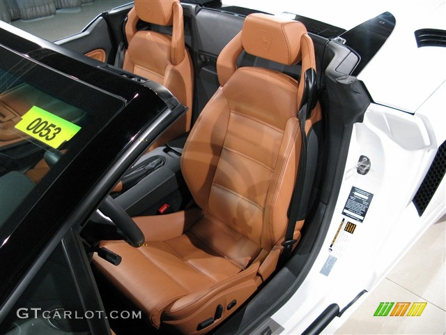 Cuoio Olympus Interior 2008 Lamborghini Gallardo Spyder Photo #617857