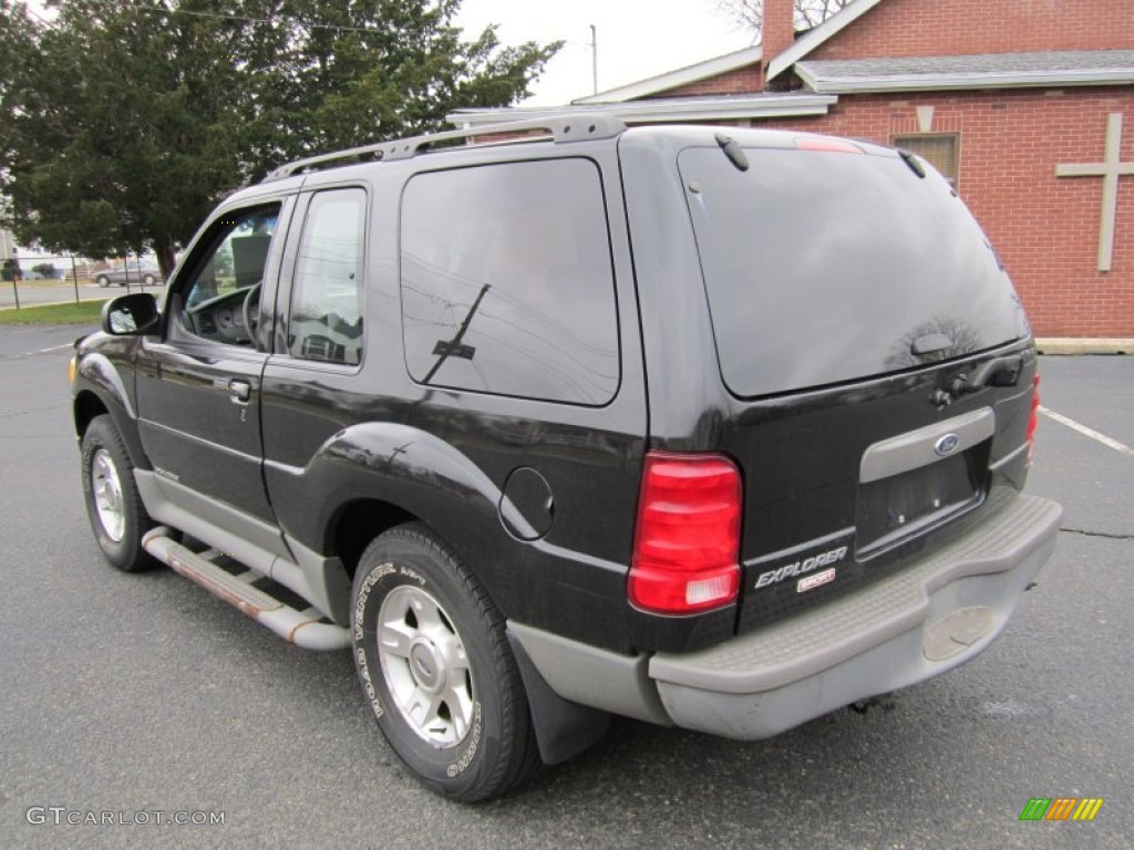 2001 Explorer Sport 4x4 - Black / Dark Graphite photo #5