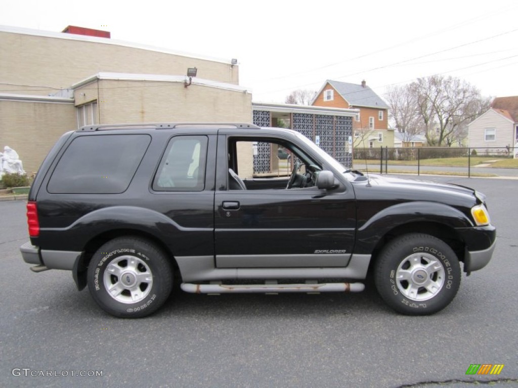2001 Explorer Sport 4x4 - Black / Dark Graphite photo #9