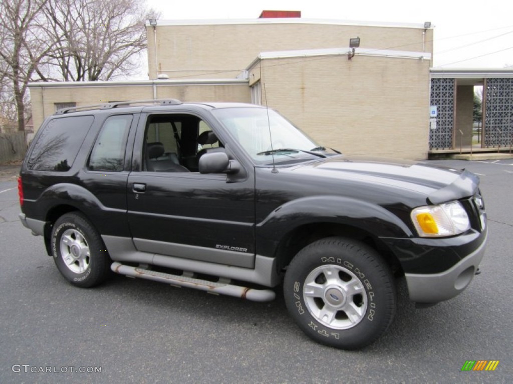 2001 Explorer Sport 4x4 - Black / Dark Graphite photo #10