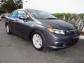 2012 Polished Metal Metallic Honda Civic EX Sedan  photo #1