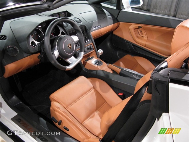 2008 Lamborghini Gallardo Spyder Cuoio Olympus Dashboard Photo #617864
