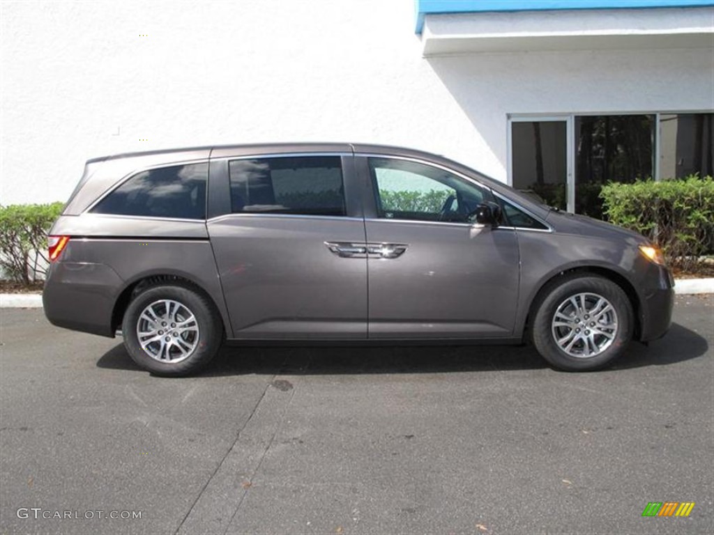 2012 Odyssey EX - Smoky Topaz Metallic / Truffle photo #2