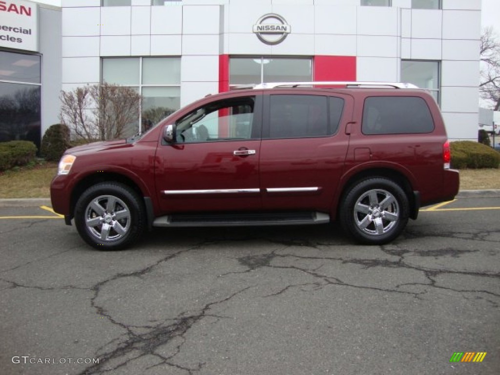 Tuscan Sun Red Pearl 2010 Nissan Armada Platinum 4WD Exterior Photo #61787816