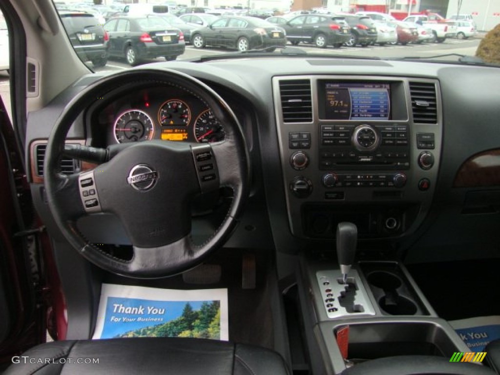 2010 Armada Platinum 4WD - Tuscan Sun Red Pearl / Charcoal photo #20