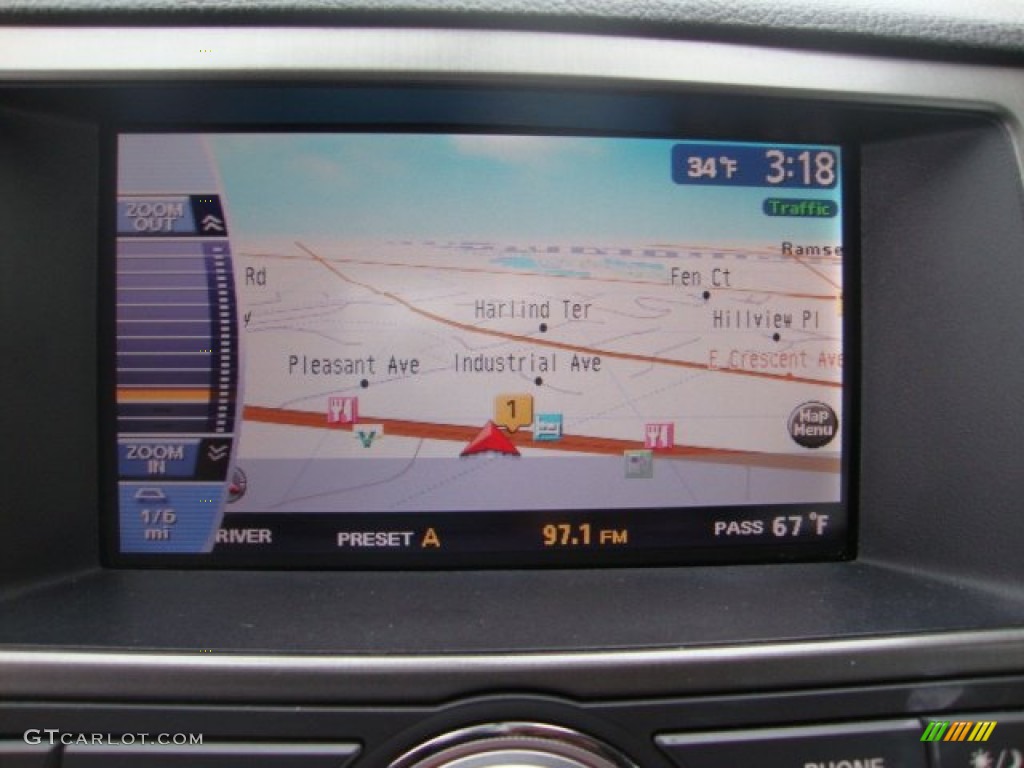2010 Armada Platinum 4WD - Tuscan Sun Red Pearl / Charcoal photo #28