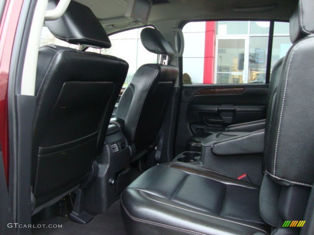 2010 Armada Platinum 4WD - Tuscan Sun Red Pearl / Charcoal photo #33