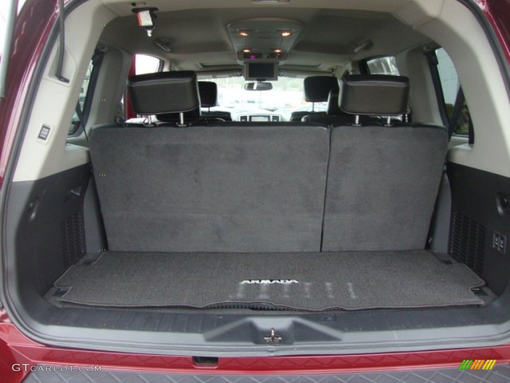 2010 Armada Platinum 4WD - Tuscan Sun Red Pearl / Charcoal photo #37