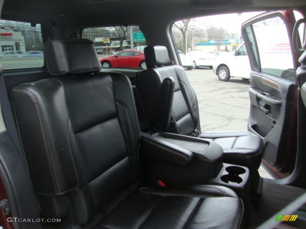 2010 Armada Platinum 4WD - Tuscan Sun Red Pearl / Charcoal photo #39
