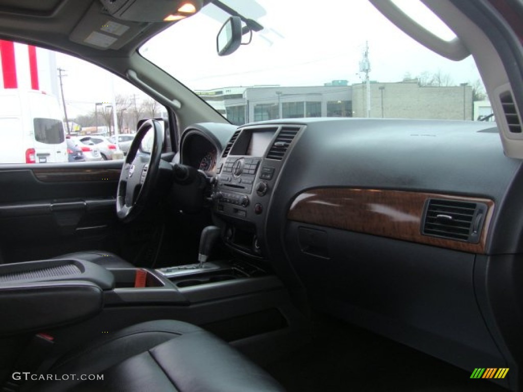 2010 Armada Platinum 4WD - Tuscan Sun Red Pearl / Charcoal photo #40