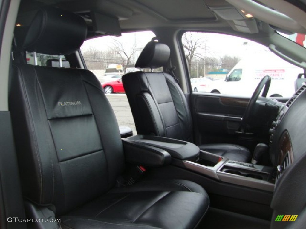 2010 Armada Platinum 4WD - Tuscan Sun Red Pearl / Charcoal photo #41