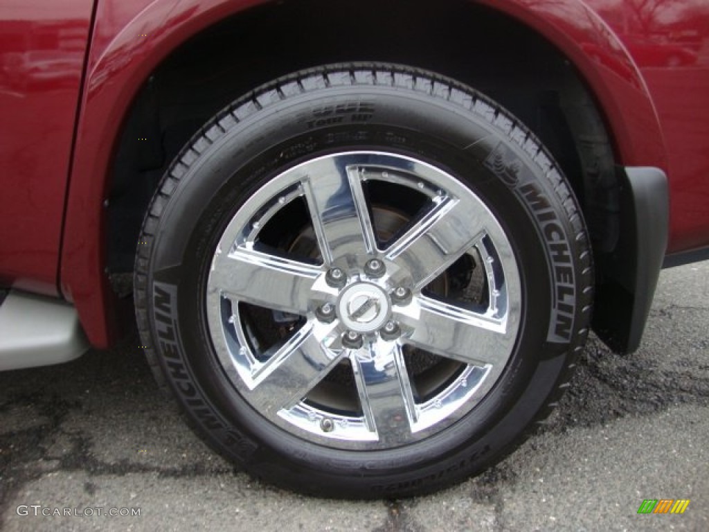2010 Armada Platinum 4WD - Tuscan Sun Red Pearl / Charcoal photo #43
