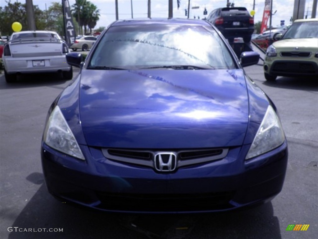 2003 Accord EX-L Sedan - Eternal Blue Pearl / Gray photo #3