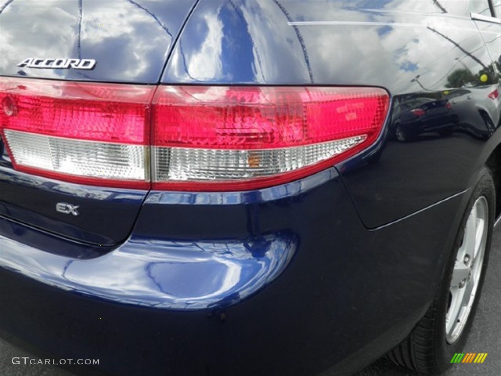 2003 Accord EX-L Sedan - Eternal Blue Pearl / Gray photo #10