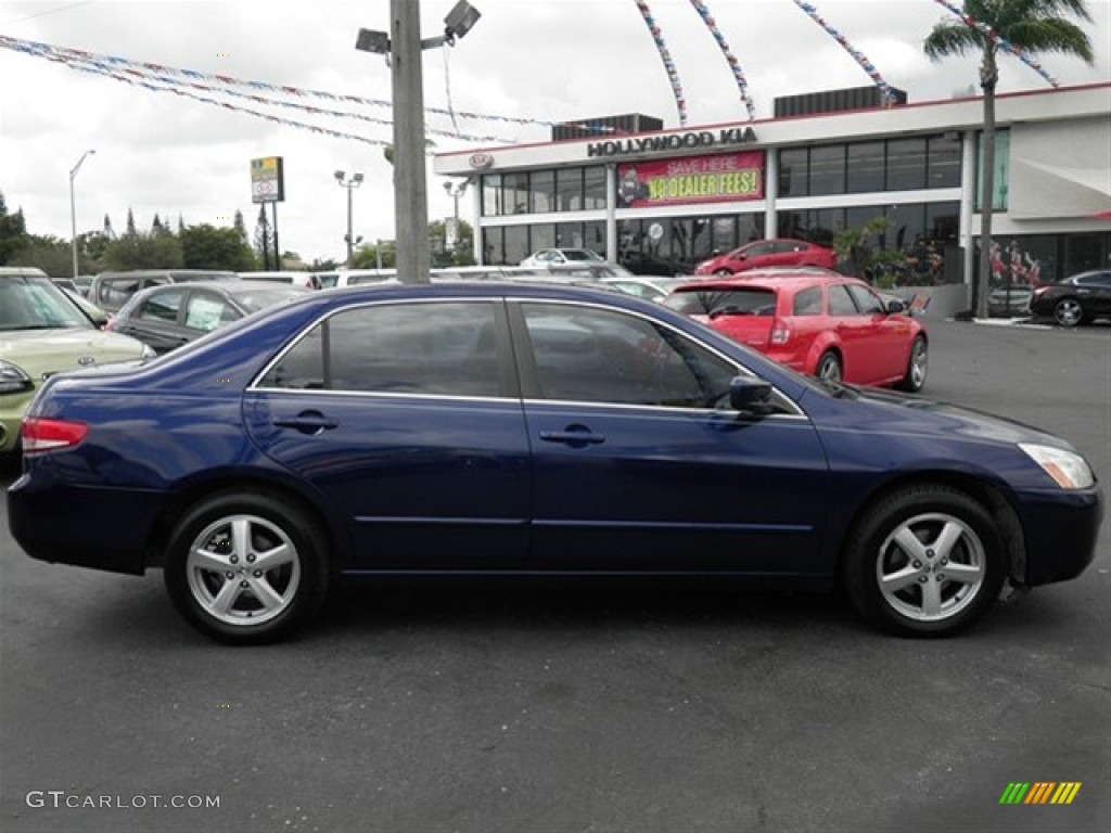 2003 Accord EX-L Sedan - Eternal Blue Pearl / Gray photo #12