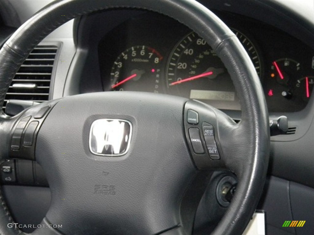 2003 Accord EX-L Sedan - Eternal Blue Pearl / Gray photo #17