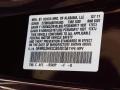 R594P: Dark Cherry Pearl II 2012 Honda Odyssey EX-L Color Code