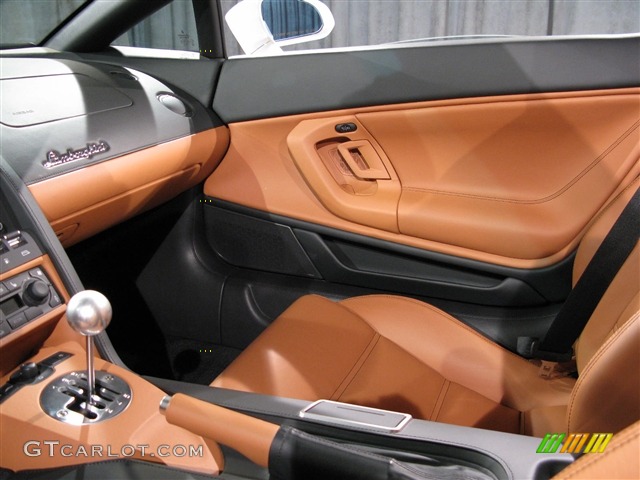 Cuoio Olympus Interior 2008 Lamborghini Gallardo Spyder Photo #617892