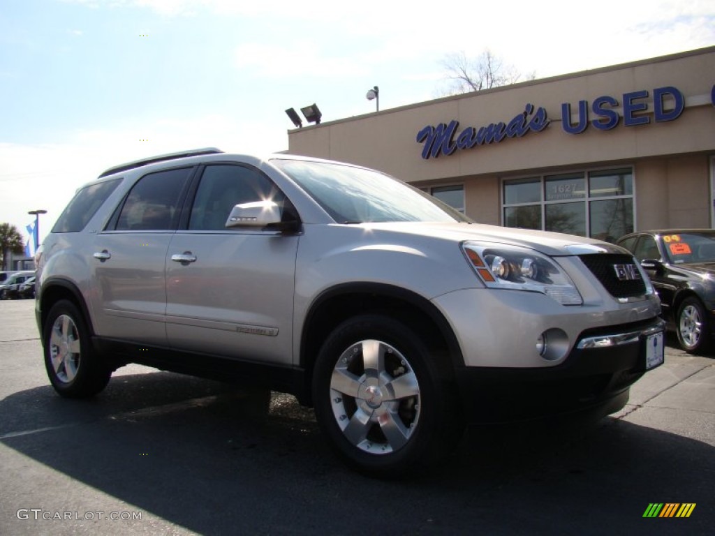 2007 Acadia SLT - Liquid Silver Metallic / Titanium photo #2