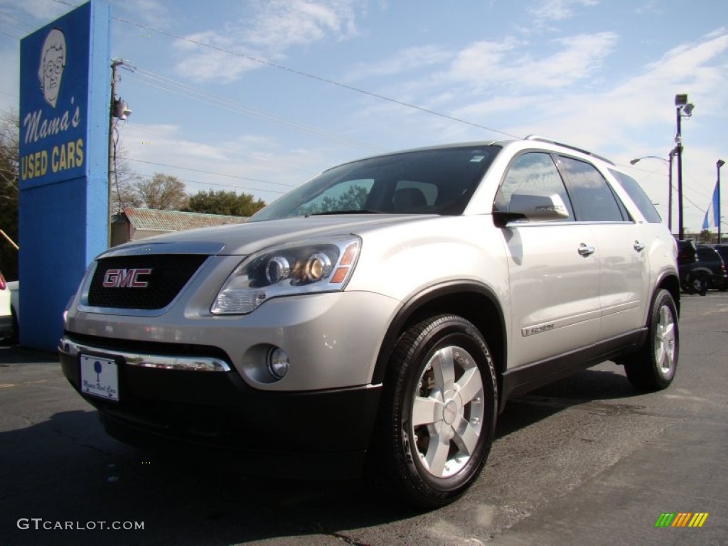 2007 Acadia SLT - Liquid Silver Metallic / Titanium photo #4