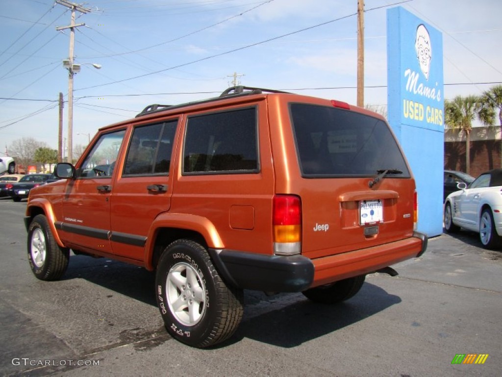 2001 Cherokee Sport - Amber Fire Pearl / Agate photo #6