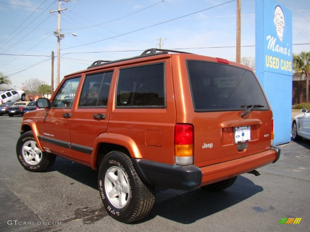 2001 Cherokee Sport - Amber Fire Pearl / Agate photo #31
