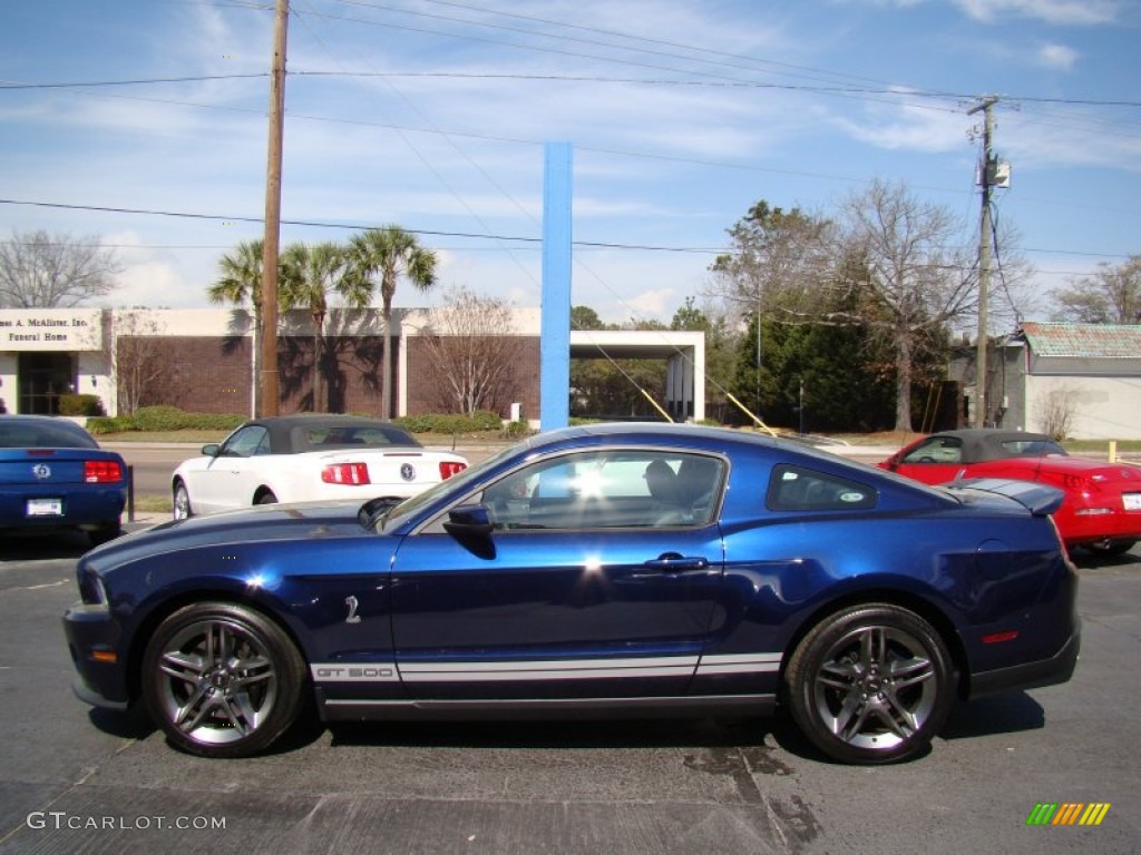 Kona Blue Metallic 2010 Ford Mustang Shelby GT500 Coupe Exterior Photo #61790636