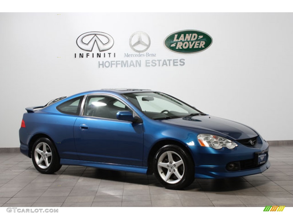 2002 RSX Type S Sports Coupe - Arctic Blue Pearl / Ebony Black photo #1