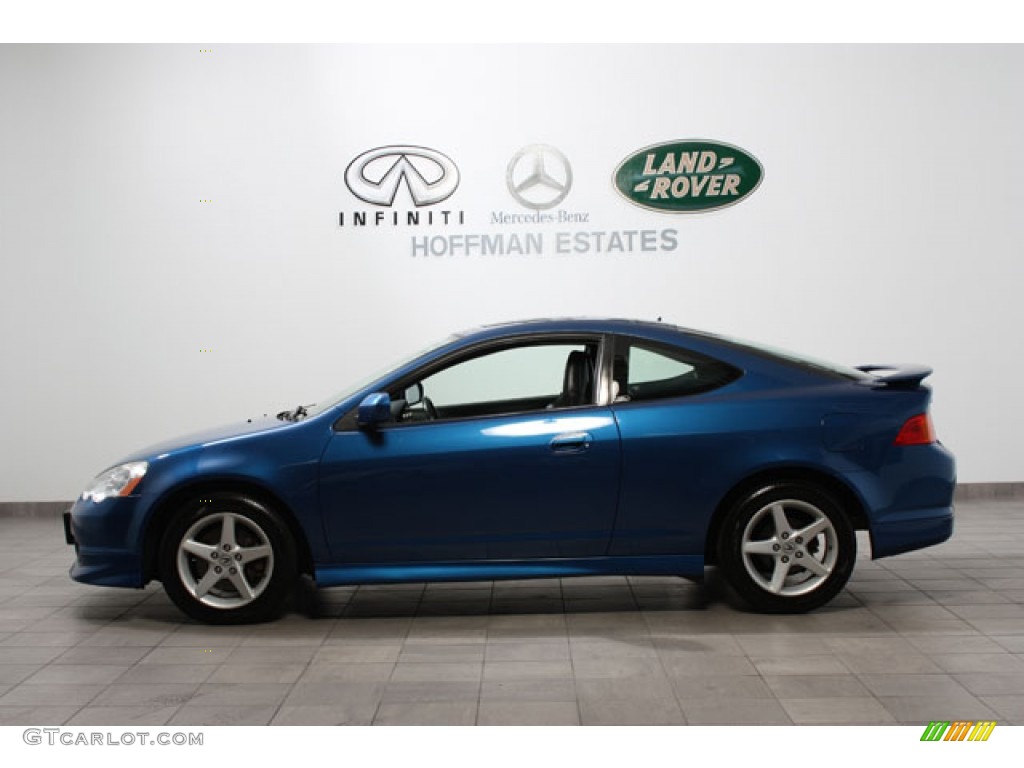 2002 RSX Type S Sports Coupe - Arctic Blue Pearl / Ebony Black photo #2