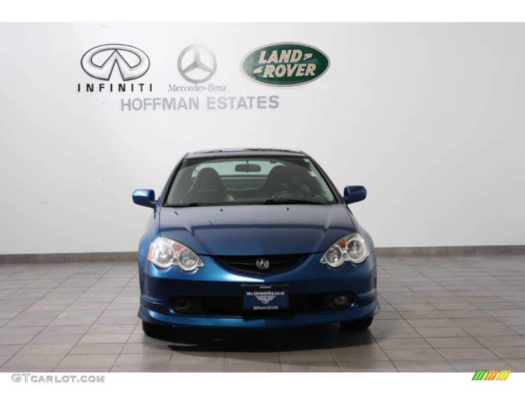 2002 RSX Type S Sports Coupe - Arctic Blue Pearl / Ebony Black photo #3