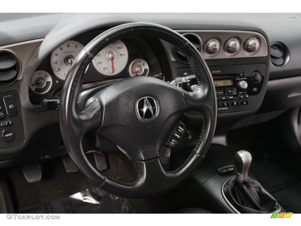 2002 RSX Type S Sports Coupe - Arctic Blue Pearl / Ebony Black photo #7