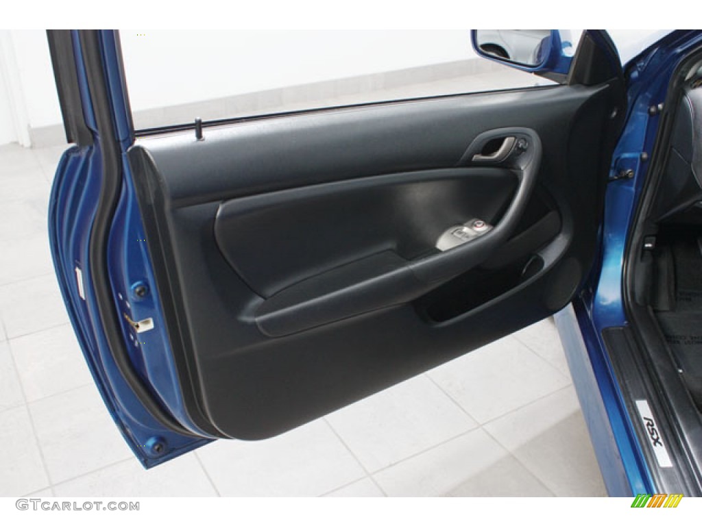 2002 RSX Type S Sports Coupe - Arctic Blue Pearl / Ebony Black photo #14
