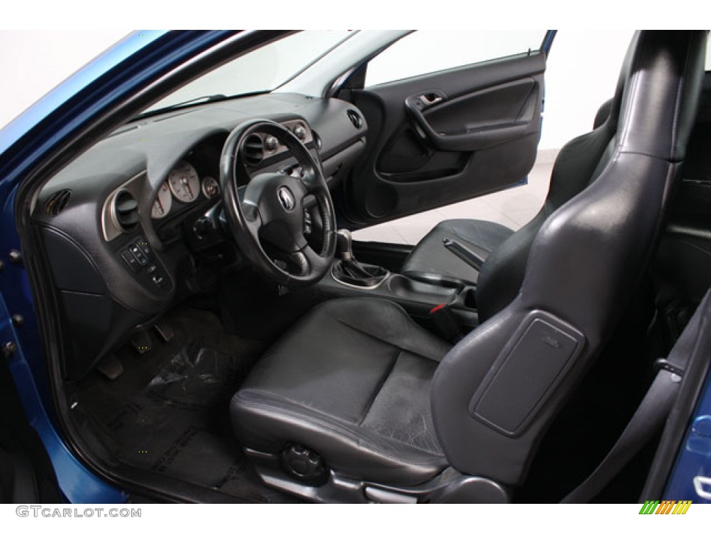 2002 RSX Type S Sports Coupe - Arctic Blue Pearl / Ebony Black photo #16