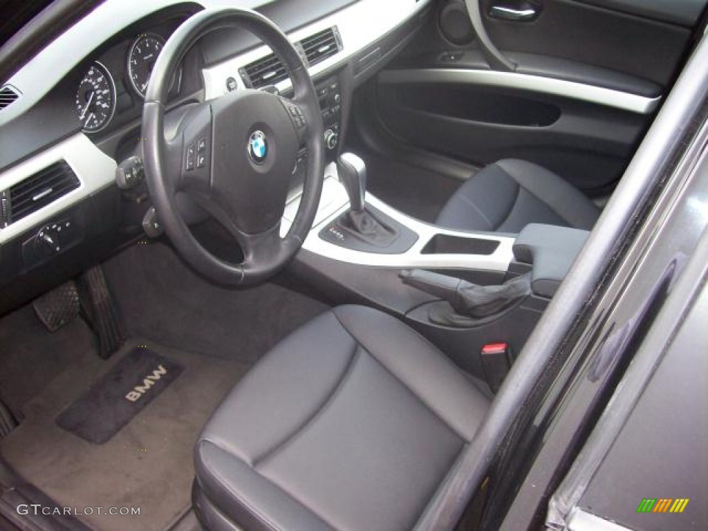 2008 3 Series 328i Sedan - Black Sapphire Metallic / Black photo #4