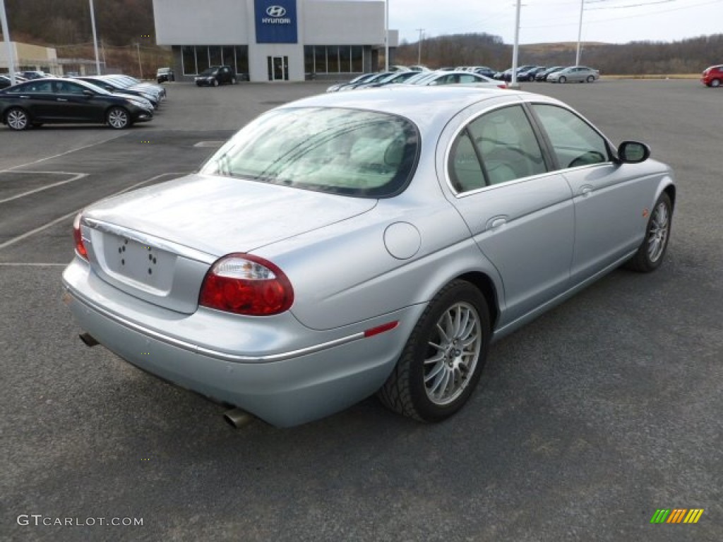 2007 S-Type 3.0 - Liquid Silver Metallic / Ivory/Mocha photo #7